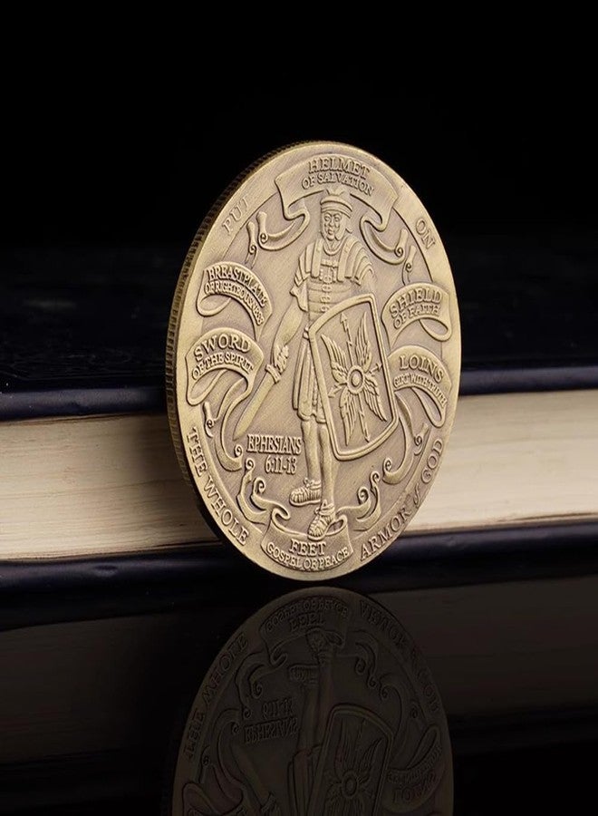 Glamtune Put On The Full Armor of God Challenge Coin Bronze Plated - Image 4